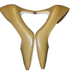 Vince Tiana Point Toe Leather Pumps Tan Size 7